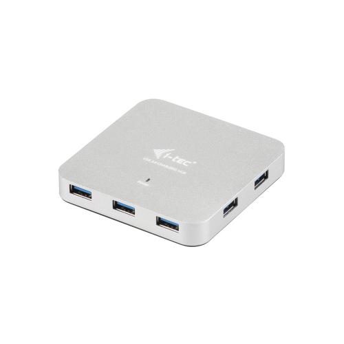 Hub USB i-tec U3HUBMETAL7, 7x USB 3.2 gen 1, Silver