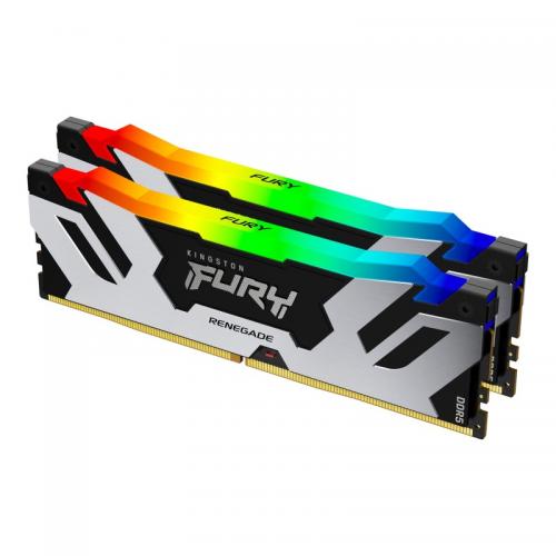 Memorie RAM Kingston , DIMM, DDR5, 32GB, CL32, 6000MHz. kit of 2 Fury Renegade RGB