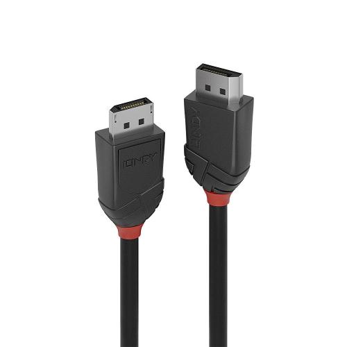 Cablu Lindy DisplayPort 1.2, 0.5m, negru
