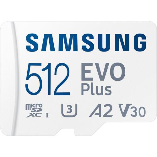 Card de Memorie Samsung Micro SDXC EVO Plus UHS-I U3 Clasa 10 512GB + Adaptor