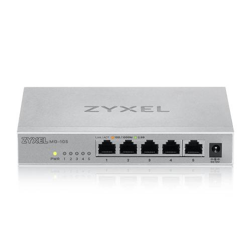 Switch ZyXEL 2.5Gigabit MG-105-ZZ0101F, 5 port, 100/1000/2500 Mbps
