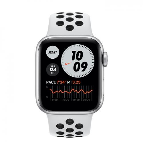Smartwatch Apple Watch Nike SE, 1.78inch, curea silicon, Silver-Platinum/Black