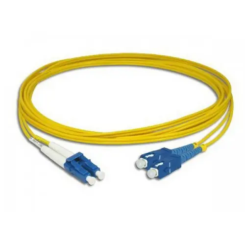 Pigtail Nexans N122.4CLY3, LC-SC - LC-SC, 3m, Yellow
