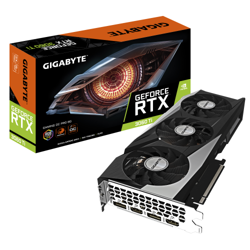 Placa video GIGABYTE GeForce RTX 3060 Ti GAMING OC PRO 3.0 LHR 8GB GDDR6 256-bit
