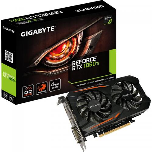 Placa video Gigabyte GeForce® GTX 1050 Ti OC, 4GB GDDR5, 128-bit