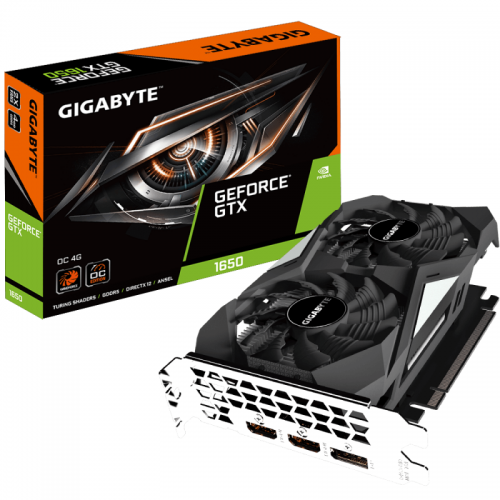 Placa video GIGABYTE GeForce GTX 1650 Low Profile OC 4GB GDDR5 128-bit