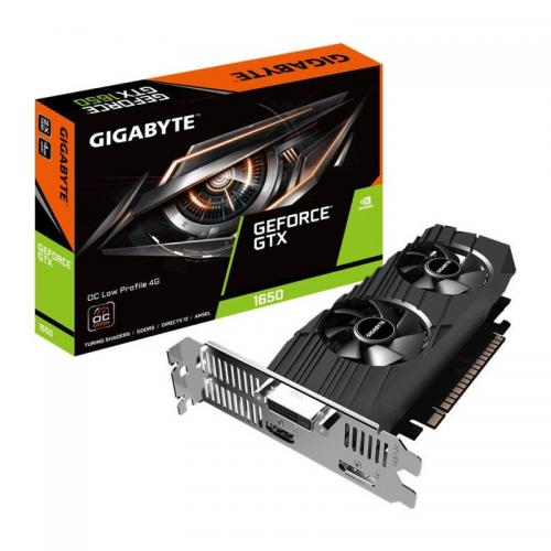 Placa video GIGABYTE GeForce GTX 1650 Low Profile OC, 4GB GDDR5, 128-bit
