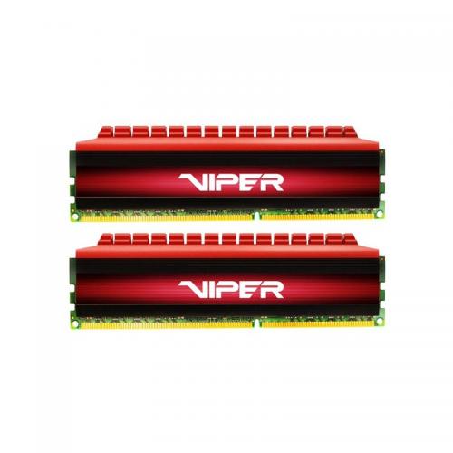 Kit Memorie Patriot Viper 4 Red 16GB, DDR4-3200MHz, CL16, Dual Channel
