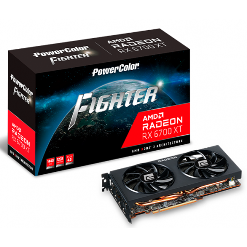 Placa video PowerColor Fighter AMD Radeon RX 6700 XT 12GB GDDR6