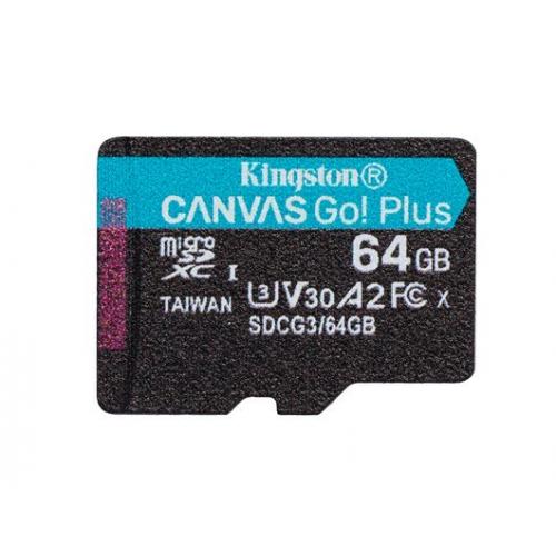 Card de Memorie SD Card Kingston Canvas GO Plus, 64GB, Class 10