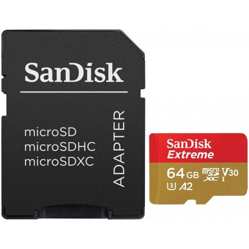 Card de Memorie MicroSD SanDisk Extreme 64Gb, Class 10