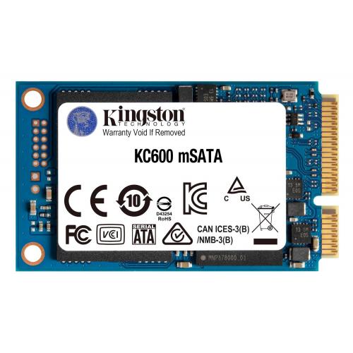 SSD Kingston  KC600, 512GB,  mSATA