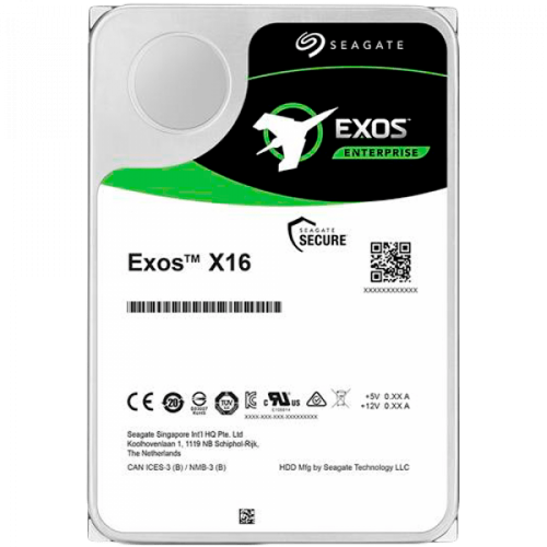 Hard Disk Server Seagate Exos X16, 14TB, SED, SAS, 256MB, 3.5inch, Bulk