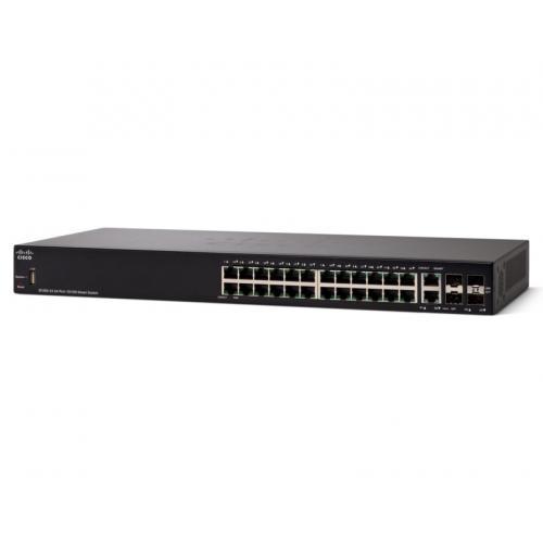 Switch Cisco SF250-24-K9, 24 porturi, PoE