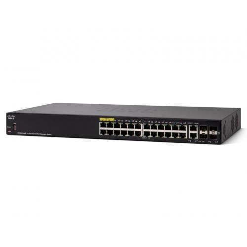 Switch Cisco SF350-24MP, 24 porturi, PoE