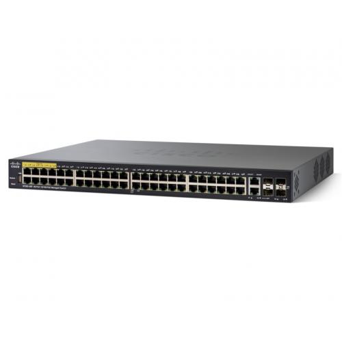 Switch Cisco SF350-48P, 48 porturi, PoE