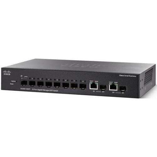 Switch Cisco SG350-10SFP, 10 porturi