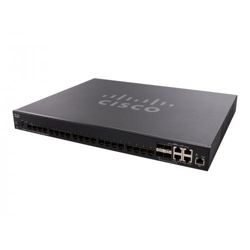 Switch Cisco SX350X-24F, 24 porturi