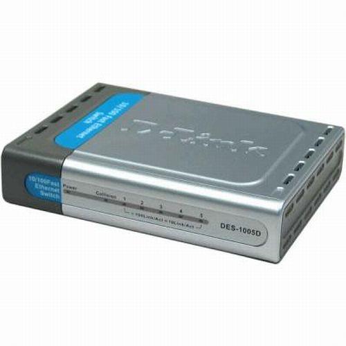 Switch D-Link DES-1005D, 5 port, 10/100 Mbps