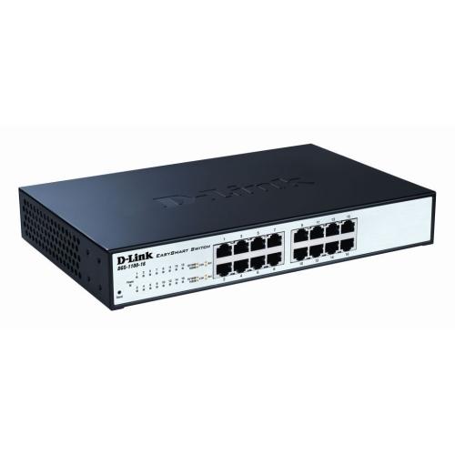 Switch D-Link DGS-1100-16, 16 porturi 10/100/1000Mbps