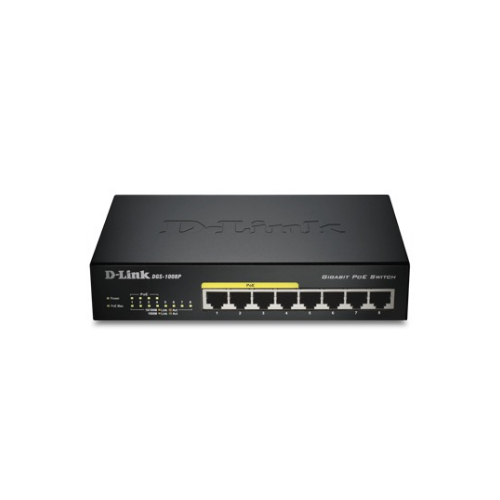 Switch DLink DGS-1008P/E, 8x port