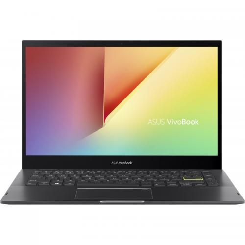 Laptop ASUS Vivobook Flip, TP470EA-EC368W, 14.0-inch, Touch screen, FHD (1920 x 1080) 16:9, i5-1135G7, 8GB LPDDR4X on board, 256GB , Intel Iris X Graphics, Indie Black, Windows 11 Home in S Mode, 2 years