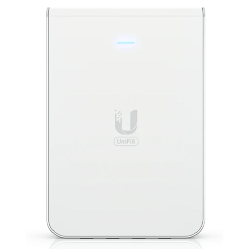 UBIQUITI Unifi6 In Wall Access Point, U6-in, Dual-Band WIFI6, 2.4 GHz 573.5 Mbp, antena 5dbi, 5 GHz 4.8 Gbps, antenna 5.9dbi, standard wireless: 802.11a/b/g WiFi 4/WiFi 5/WiFi 6, 300+ clienti, interfa management- Bluetooth,POE, dimensiuni: 139.66 x 96 x 3