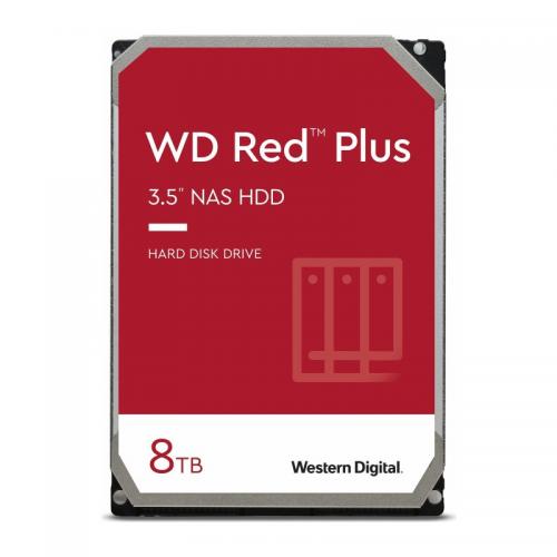 HDD WD Red Plus 8TB SATA-III 5400RPM 128MB