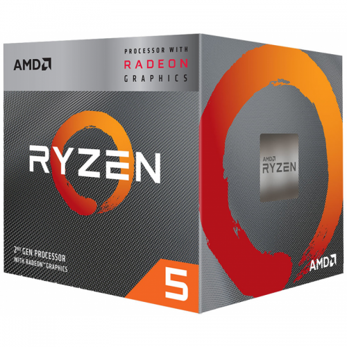 Procesor AMD Ryzen™ 5 3400G, 3.7 GHz cu Radeon™ RX, Vega 11, socket AM4